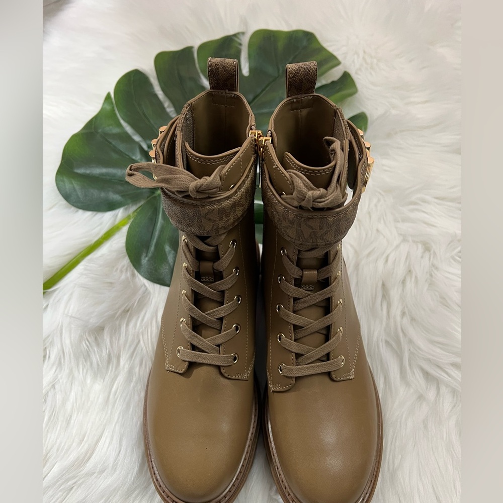 Michael Kors Parker Leather Combat Boot ✨brand new✨